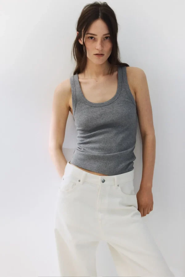 Essential Ribbed Tank Top